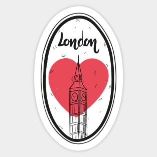 I Love London Sticker